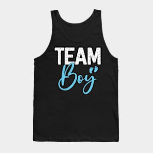 Cute Team Boy Gender Reveal Party Idea New Dad Father's Day Tank Top